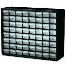 First i removed the drawer, took everything out, and sorted everything in the drawer by type : Small Parts Storage Cabinet Drawer Bin Organizer Box 64 Drawers Metal Craft Ebay