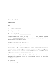 44 professional warning letters to employee (template & examples) a warning letter to an employee is a formal business document warning an employee of their unacceptable behavior. Counseling Memo Format Templates At Allbusinesstemplates Com