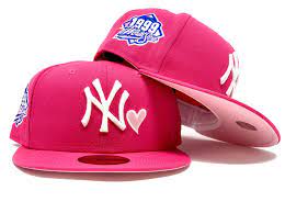 New era mlb chicago cubs 59fifty lp low profile 2016 gold program world series champions commemorative hat, blue fitted cap. New York Yankees 1999 World Series Hot Pink Light Pink Brim New Era Fi Sports World 165