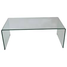 The glass top on the leisuremod imperial triangle coffee table will inject structural appeal into your space with its modern look. Kristin Modern Coffee Table Semi Tempered Hot Bent Transparent 12mm Glass Best Buy Canada