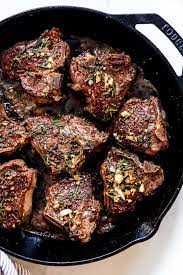 Add about a tablespoon of olive oil to the pan, and add the lamb chops. Pan Seared Lamb Loin Chops House Of Nash Eats