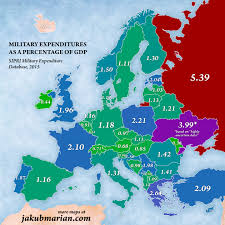 France shed 13.8% of its gdp, and italy saw a decrease of 12.4%. Military Expenditures Per Capita And As Of Gdp In Europe