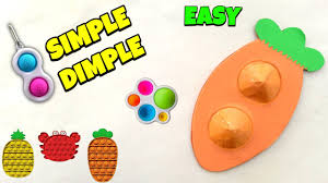 | meaning, pronunciation, translations and examples. How To Make A Simple Dimple Diy Simple Dimple Simple Dimple Fidget Toy Homemade Youtube