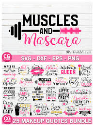 With this instant download you will receive a zip folder, which includes: Makeup Quotes Svg Bundle Lips Svg Lashes Svg Flower Svg Mascara Svg Lipstick Svg Cricut Svg Vozeli Com