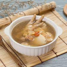 Usually cooked in soups and sometimes steamed and braised, i especially enjoy its gelatinous texture after cooking. Fish Maw Contains A High Level Of Collagen Which Is Good For Skin Health Cook Soup Together With Chicken Legs To Produce A Asian Recipes Recipes Stew Recipes