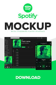 Spotify Mockup Download Mockup Spotify Design Mockup Psd