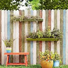 Diy Outdoor Projects Gutter Garden Outdoor Diy Projects Fancy Fence