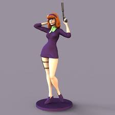 Daphne Blake Scooby Doo 3D model 3D printable | CGTrader