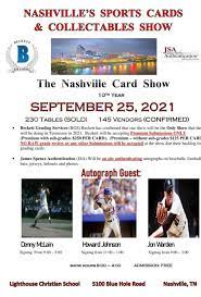 Following a tragic car accident in greece, beckett. Nashville Sports Cards And Collectibles Show Home Facebook