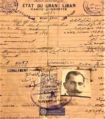 تذكرة نفوس رائف الخوري من عهد لبنان الكبير Old Photos Sheet Music Olds