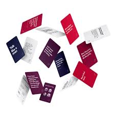 Use the sample cards as a guide. The Better Man Cards