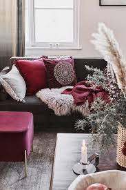 Burgundy Stilvolle Farbakzente Fur Den Winter Wohn Textilien Accessoires Und Deko Kissen Sch Skandinavische Wohnraume Wohnzimmer Dekorieren Rote Wohnzimmer