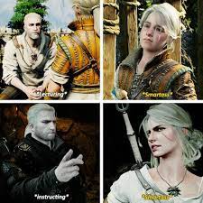 Geralt And Ciri The Witcher The Witcher Game The Witcher Books