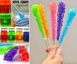 Transfer the rock candy to an empty jar or glass (keep the clothespins to balance it) and allow it to dry for 1 to 2 hours. Wonderful Diy Rock Candy Rock Candy Diy Homemade Rock Candy Diy Rock Candy