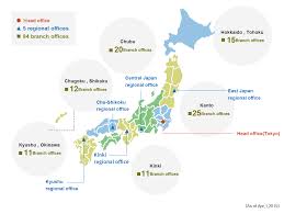 Where is japan located on the world map? Business Locations Nichii