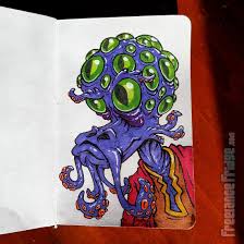 Lots Of Eyes Alien Monk Freelance Fridge Illustration Character Development 19 use the verbs in brackets in the appropriate forms to complete the sentences. lots of eyes alien monk freelance