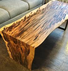Coffee Table Waterfall Table Natural Edge Maple Coffee Etsy Coffee Table Durable Table Maple Tables