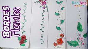 Margenes para hojas blancas faciles y bonitos a mano para mujer. Decorar Hojas Cuadernos Margenes Para Caratulas Novocom Top