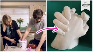 You have a lot of fingers and details in these diy life cast concrete hands! How To Cast Your Hands With A Couple Casting Kit Youtube
