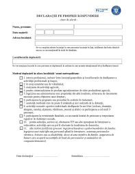 File Declaratie Pe Proprie Raspundere 15 Mai 2020 Pdf Wikimedia Commons