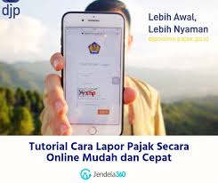 Kemudahan mengurus efin ini sengaja dibuat. Tutorial Cara Mudah Lapor Pajak Online Cepat Tanpa Perlu Ngantri