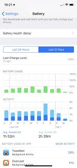 how to see whats using battery life on your iphone or ipad