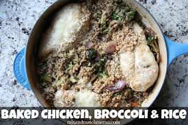 Remove broccoli mixture from pan. Baked Chicken Broccoli And Rice Recipe Mix And Match Mama