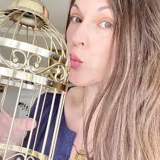 Vintage Floral Dress by Sue Sherry New York, 80s Knit Dress, Women's Size  10, Blue Purple, Medium