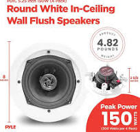Amazon.com: Pyle PDIC Series 5.25 Inch 150 Watts 4.8 Ohms ...