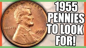 1955 Lincoln Penny Worth Money Rare Pennies Worth Money