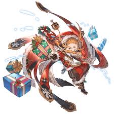 Fully restores hp / removes all debuffs (can't be removed) duration: Mustachioed Santa Anre Art Granblue Fantasy Art Gallery