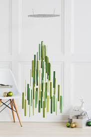 How To Make A Stylish Hanging Christmas Tree Mobile Modern Christmas Tree Alternative Christmas Hanging Christmas Tree
