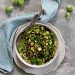 I only roasted mine for about 7 minutes, flipped them, and roasted for another 7 minutes. Honey Balsamic Brussels Sprouts Champagne Tastes
