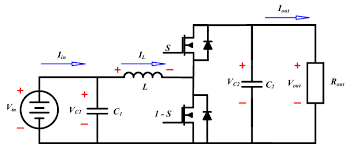 Types, circuit design, working, modes of operation, examples, losses the working of the boost converter is to boost the input voltage while buck converter is used for the basic buck converter consists of a controlled switch, a diode, capacitor and controlled driving circuitry. The Bidirectional Buck Boost Converter Circuit Diagram The Buck Boost Download Scientific Diagram