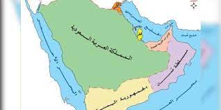 خريطة حدود شبه الجزيرة العربية flower border world map world