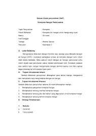 We are a sharing community. Doc Satuan Acara Penyuluhan Sap Kiki Najhiyah Academia Edu