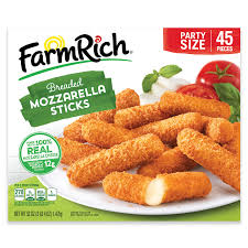 Top each chicken patty with 2 tbsp or 3 tbsp of marinara sauce, and a slice of fresh mozzarella cheese. Farm Rich Breaded Mozzarella Sticks 52 Oz Walmart Com Mozzarella Sticks Mozzarella Cheese Sticks Hot Snacks