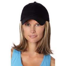 Designed For Comfort Beautifully Blended Hair Is Permanently Attached To A 100 Cotton Baseball Cap Creating A Ready To Hair Pieces Hair Cancer Hat Hairstyles