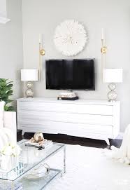 Discover our great selection of candle sconces on amazon.com. Tv Wall Decor Idea Decorate With A Juju Hat Setting For Four