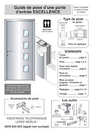 Maybe you would like to learn more about one of these? Guide De Pose D Une Porte D Entree Excellence Type De Pose Sommaire Manualzz