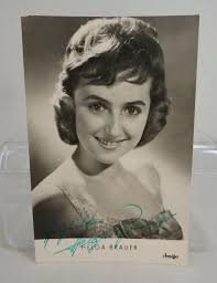 AUTOGRAMM HELGA BAUER deutsche Schlagersängerin 1959 (70745) EUR 9,99