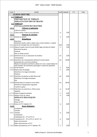 Devis ravalement de façade exemple. Dpgf Fonctionnement Et Exemple Pour Les Marches Publics