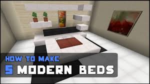 Minecraft Tutorial How To Make 5 Modern Beds Youtube See more ideas about minecraft, minecraft designs, minecraft construction. minecraft tutorial how to make 5 modern beds