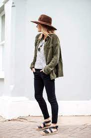 15 Ways To Wear A Green Army Jacket Le Fashion Fashion Me Now Army Green Jacket Fashion