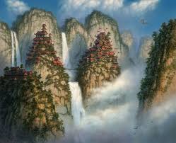 Mists Of Pandaria Concept Art Fantasy Landscape Art World Asian Landscape