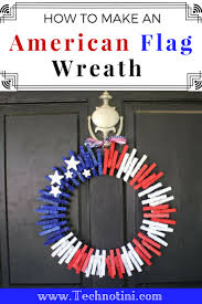 Shop wayfair for the best wooden american flag wall art. How To Make A Simple Patriotic American Flag Wreath