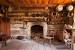 Interior Colonial Log Cabin