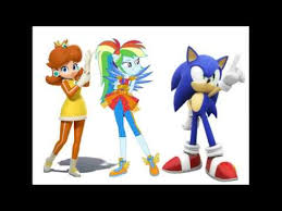 Maybe you would like to learn more about one of these? Mario And Sonic Meets The Equestria Girls Youtube