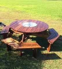 60 Round Trough Table Patio Dining Table Drink Holding Table Cooler Table Pine Main Patio Dining Table Cool Tables Pallet Outdoor