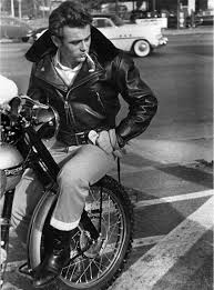Great Bike Gear - Wayback Wednesday. 1955 circa James Dean ...